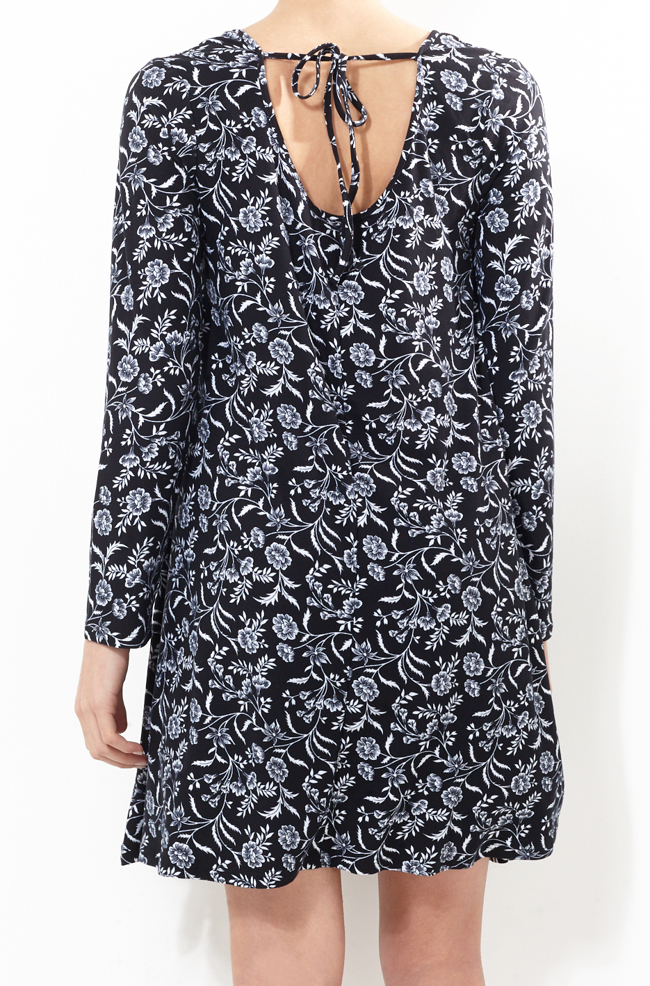 Brave Soul London Dark Paisley Print Low Tie Back Dress S RRP £29.99 CLEARANCE XL £2.99 or 2 for £5